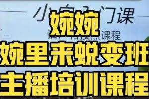 婉婉·婉里来蜕变班（主播课）全方位理解底层逻辑并灵活运用