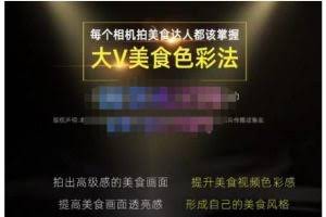 大V美食色彩法（相机拍美食+透亮美食灯光+电脑剪映调色），教你用相机拍出高级感的美食画面