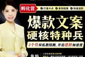 兔妈·爆款文案硬核特种兵孵化营,实现了每个月2000-30000+的副业增收