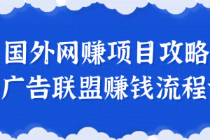 揭秘一个闷声赚钱的项目，国外网赚项目攻略及国外广告联盟赚钱流程详解！【更新】