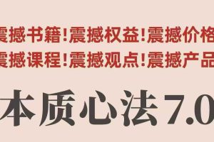 村西边老王本质心法7.0，​视频课+《本质心法》电子版
