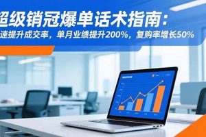 (16511期)超级销冠爆单话术指南:快速提升成交率,单月业绩提升200%,复购率增长50%