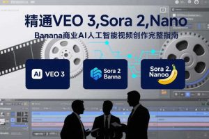 精通VEO 3，Sora 2，Nano Banana商业AI人工智能视频创作完整指南