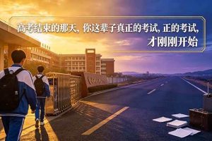 (18968期)付费文章:高考结束的那天,你这辈子真正的考试,才刚刚开始