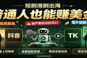 短剧出海，普通人也能賺美金，一个被严重低估的风口【揭秘】