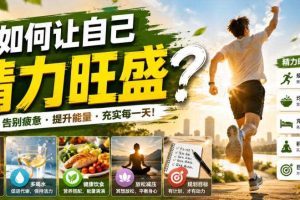 付费文章:如何让自己精力旺盛?