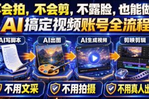 AI短视频起号实战项目,用AI做视频起号,45天涨粉12W,一条广告8.5k,广告接到手软,引流、变现两不误!
