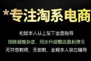 松鼠会电商VIP课程,从基础布局到高阶优化,助你掌握淘宝运营逻辑,提升店铺流量与转化(更新0901)