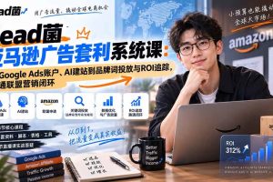 （20396期）Lead菌亚马逊广告套利系统课：从Google Ads账户、AI建站到品牌词投放与ROI追踪，跑通联盟营销闭环