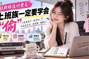 （20423期）社群精选付费文：上班族一定要学会“偷“