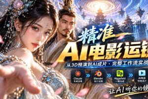 AI视频终于能精准运镜了!Claude+Blender+Higgsfield免费插件实测