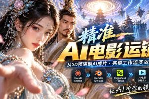 (20503期)AI视频终于能精准运镜了!Claude + Blender + Higgsfield 免费插件实测