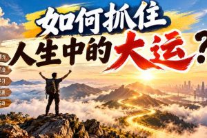 某公众号付费文章：如何抓住人生中的大运？