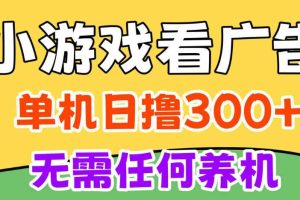 小游戏试玩最新技术,无需养机,测试单机3小时100+,支持模拟器云手机操作,可无限撸【揭秘】