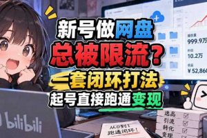 网盘拉新SOP：小白前期宝典，每一步都有明确动作，几千测试出来的打法，全程不限流